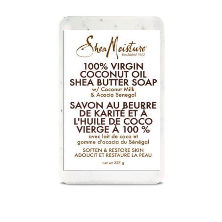 Shea Moisture - "100% Virgin Coconut Oil" Shea Butter Soap with Coconut Milk & Acacia Senegal 227gr