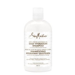 Shea Moisture - "100% Virgin Coconut Oil" Daily Hydration Shampoo with Coconut Milk & Acacia Senegal 384ml