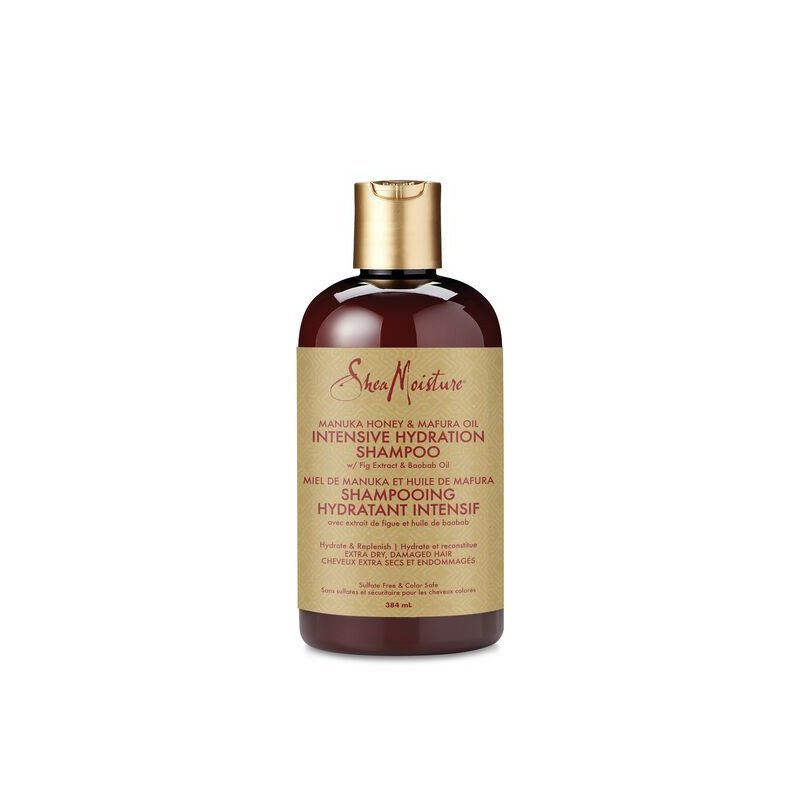 Shea Moisture - "Manuka Honey & Mafura Oil" Intensive Hydration Shampoo with Fig Extract & Baobab Oil 384ml