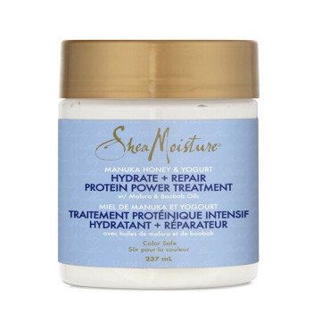 Shea Moisture - "Manuka Honey & Yogurt" Hydrate + Repair Protein Power Treatment with Mafura & Baobab Oils 237ml