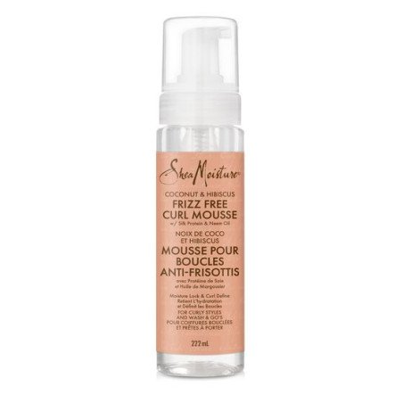 Shea Moisture - "Coconut & Hibiscus" Frizz Free Curl Mousse with Silk Protein & Neem Oil 222ml