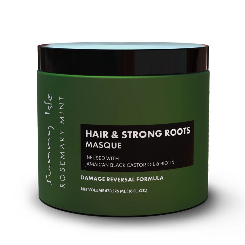 Sunny Isle - "Rosemary Mint" Hair & Strong Roots Masque 16oz (473,176ml)