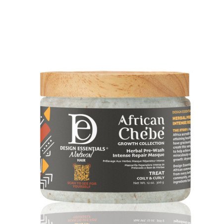 Design Essentials African Chébé Herbal Pre-Wash Intense Repair Masque- (306g)