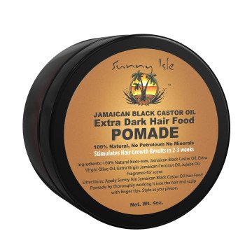 Sunny Isle - Extra Dark "Jamaican Black Castor Oil" Hair Food Pomade 4oz (54gr)