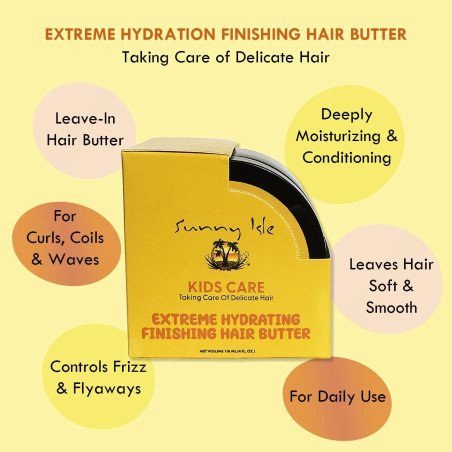 Sunny Isle - Kids Care Extreme Hydrating Finishing Hair Butter 4oz (54gr)